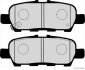 Купить Колодки гальмівні задні дискові NISSAN, SUZUKI Nissan Leaf, Infiniti M, Nissan Murano, Suzuki Grand Vitara, Lexus RX, Infiniti Q, G, EX, Nissan Juke, Infiniti QX JAKOPARTS j3611051 (фото2) подбор по VIN коду, цена 690 грн.