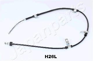 HYUNDAI трос ручн.гальма лів.Getz 02- (бараб з ABS) Hyundai Getz JAPANPARTS bc-h26l