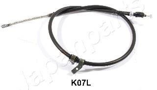 KIA трос ручн.тормоза лев.Sportage 00- JAPANPARTS bc-k07l
