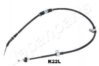 KIA Трос ручн.тормоза лев.Cerato 11/04 - KIA Cerato JAPANPARTS bc-k22l