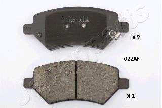 Купить CHERY Колодки тормозные передние Tiggo 07-, M11 08- Chery Tiggo JAPANPARTS pa-022af (фото1) подбор по VIN коду, цена 590 грн.