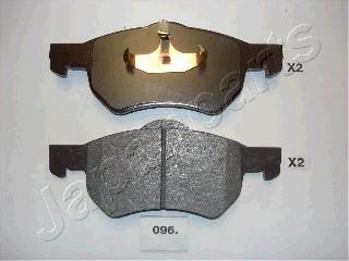 CHRYSLER гальмівні колодки передн.Voyager 01- JAPANPARTS pa-096af