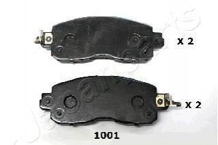 NISSAN Гальмівні колодки передні.LEAF 10- JAPANPARTS pa-1001af