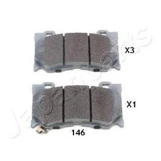 Купити NISSAN гальмівні колодки передн. INFINITI FХ35, G37,FX50 Infiniti FX, G, QX, Q JAPANPARTS pa-146af (фото1) підбір по VIN коду, ціна 725 грн.