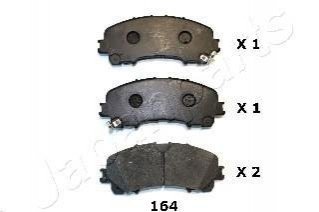 Купить NISSAN Колодки торм. пер. X-Trail 1.6dCi 13-,Infiniti Q50 Infiniti Q, Nissan X-Trail JAPANPARTS pa-164af (фото1) подбор по VIN коду, цена 842 грн.