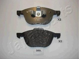 FORD Гальмівні колодки передні.C-Max,Focus II,III,Kuga I,II Mazda 3,5,Volvo 03- JAPANPARTS pa-300af