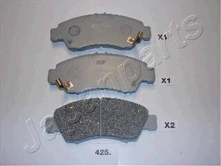 HONDA К-т гальмівних колодок Civic V,VI 91-,CRX,Jazz 02- JAPANPARTS pa-425af