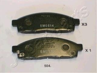 MITSUBISHI тормозные колодки передние.L200 05 - JAPANPARTS pa-504af