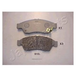 SUZUKI Тормозные колодки передн. LIANA 1.3I-1.6I 06/02 JAPANPARTS pa-810af