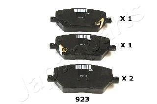 Гальм. колод. передн. JEEP RENEGADE 14- Jeep Compass JAPANPARTS pa-923af