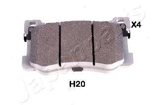 HYUNDAI К-т передн. гальм. колодок Genesis 08- JAPANPARTS pa-h20af