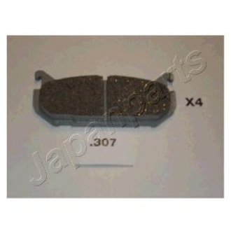 Купити MAZDA Гальмівні колодки задні.626 92-97, Xedos-6 92-96 Mazda 626, Xedos 6, Xedos 9 JAPANPARTS pp-307af (фото1) підбір по VIN коду, ціна 382 грн.