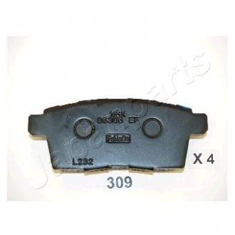 MAZDA колодки тормоз..CX-7/9 JAPANPARTS pp-309af