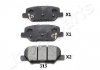 Купити MITSUBISHI Колодки торм. Outlander 12-, ASX, CITROEN C4 Aircross, MAZDA 6 Mitsubishi ASX, Citroen C4, Mitsubishi Outlander, Mazda 6 JAPANPARTS pp-315af (фото1) підбір по VIN коду, ціна 656 грн.