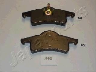 JEEP Гальмівні колодки задні.Grand Cherokee 98- Jeep Cherokee, Grand Cherokee JAPANPARTS pp-992af