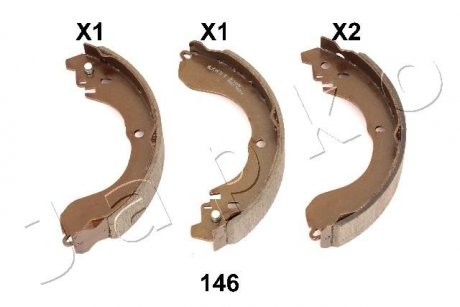 Колодки гальмівні задн Jeep Compass (MK49) (06 -)/Dodge Caliber (06 -)/Chrysle Jeep Compass, Patriot, Dodge Caliber, Avenger JAPKO 55146