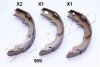 Купити -Гальмівні колодки до барабанів Mitsubishi ASX, Jeep Compass, Patriot, Dodge Caliber JAPKO 55909 (фото1) підбір по VIN коду, ціна 967 грн.