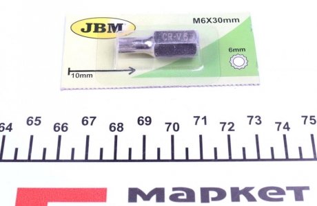 Купити Біта XZN TP (M10x6mm) JBM 10425 (фото1) підбір по VIN коду, ціна 54 грн.