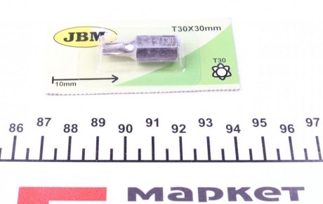 Купити Біта Torx TP (M10xT30mm) JBM 10436 (фото1) підбір по VIN коду, ціна 53 грн.