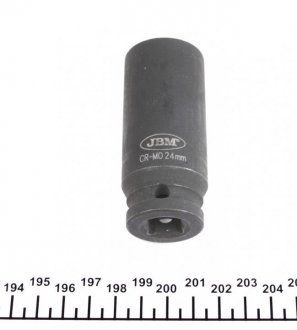Купити Головка ударна 6-гранна HEX (1/2") (d=24mm) JBM 12071 (фото1) підбір по VIN коду, ціна 434 грн.