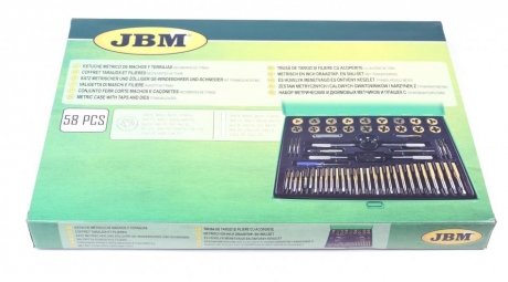 Купить Набор инструмента для восстановления резьбы JBM 50792 (фото1) подбор по VIN коду, цена 4090 грн.