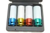 Купить Набор ударных головок 1/2&quot; для шиномонтажа. 17-19-21-22 mm JBM 52338 (фото4) подбор по VIN коду, цена 1780 грн.