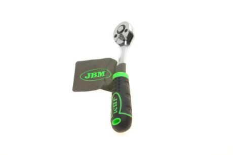Тріскачка 1/4" 72 зубця 145 мм (хром) JBM 54022
