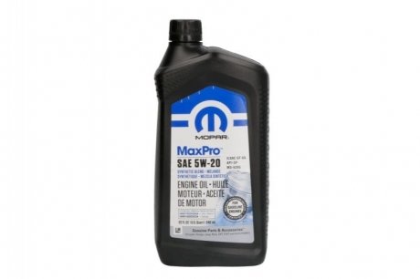 Масло моторное 0,946L 5W-20 (MS-6395) MaxPro SP/GF-6A JEEP/CHRYSLER/DODGE 68518202AA