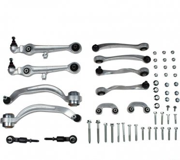 VW Комплект рычагов+тяги стаб.+наконечник.Passat,Audi A4,A8 1.8-6.0 Audi A4, Volkswagen Passat, Audi A6 JP GROUP 1140100110