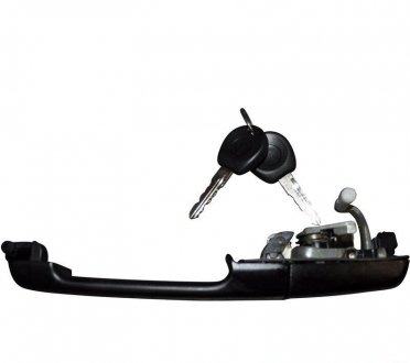 Ручка двери передняя, правая, со вставкой замка и ключом Volkswagen Passat JP GROUP 1187100880 (фото1)