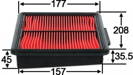 Фільтр повітряний JS ASAKASHI a2015