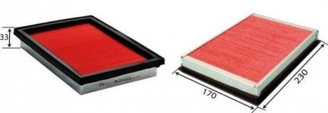 Фильтр воздушный двигателя JS ASAKASHI a202J