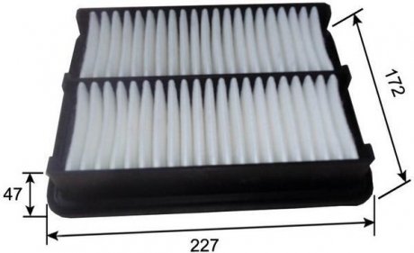 Фільтр повітряний JS ASAKASHI a25004