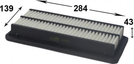 Фільтр повітряний двигуна JS ASAKASHI a993J