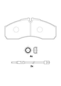 Колодки гальмівні дискові Jurid 2916009560