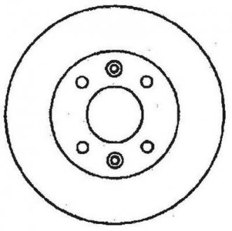 RENAULT ДИСК ГАЛЬМIВНИЙ ПЕРЕДНIЙ R 5911 Renault Twingo Jurid 561257JC