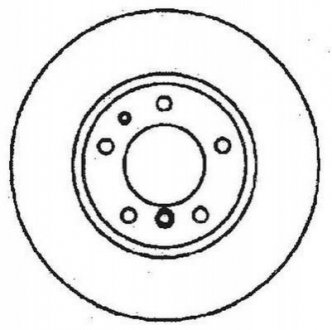 BMW Диск гальмівний передній.5-serie E34 88- BMW E34 Jurid 561476JC