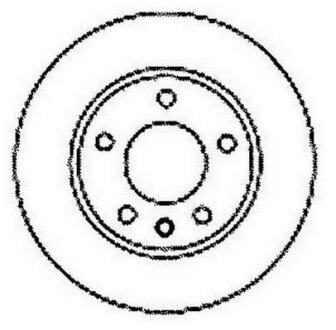 Диск гальмівний Jurid 561610JC