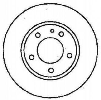 MAZDA Диск гальмівний зад.626 IV 92- Mazda 626, Xedos 6, Land Rover Range Rover Jurid 561717JC