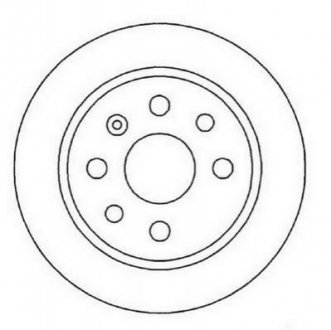 OPEL Диск тормозной задний Vectra B 95- 270 10 8 Jurid 561961JC