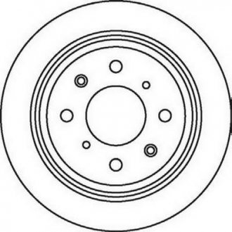 Диск гальмівний Jurid 562016JC