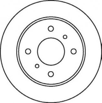 Диск гальмівний Nissan Primera, Almera, Fiat 500 Jurid 562032JC