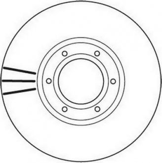 Диск тормозной Renault Master, Opel Movano Jurid 562105JC