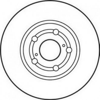 TOYOTA Диск тормозной передний AVENSIS 97- Jurid 562125JC