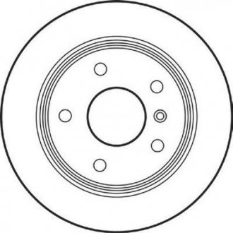 DB Диск тормозной задний.Vaneo 01-,W168 97- Mercedes W168 Jurid 562149JC