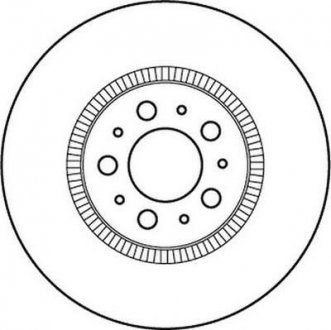 Диск тормозной Volvo S80, XC70, V70, S60 Jurid 562173JC