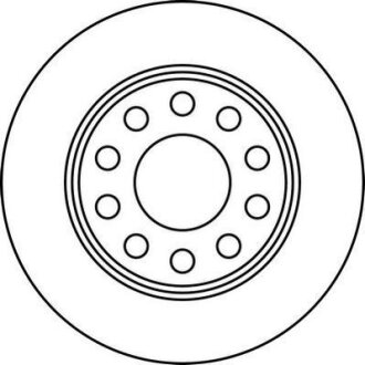 Диск гальмівний Jurid 562191JC