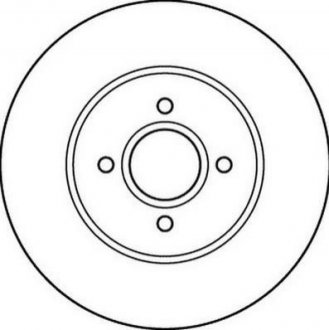 FORD Диск гальмівний передній.Mondeo III 00- Ford Focus Jurid 562206JC