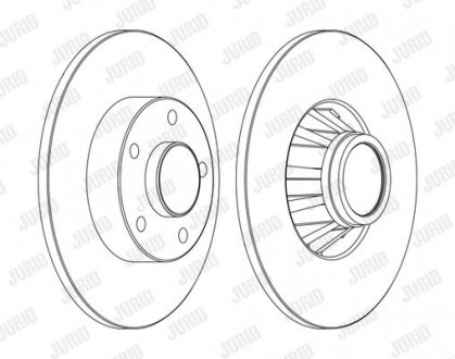 Диск гальмівний Jurid 562211JC-1