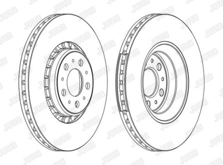 Диск гальмівний Jurid 562217JC-1